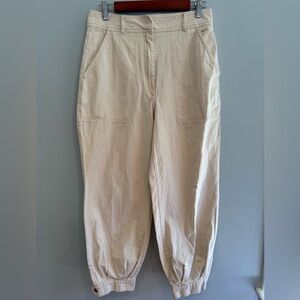 Artizia Wilfred Free High Waist Barrel Pants Ankle Snap Size 8